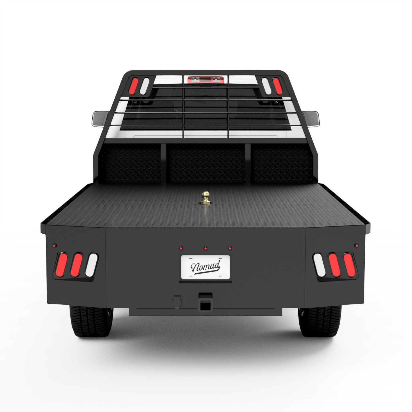 UNIVERSAL 60"CA Chassis-Cab 3500 Flatbed W/ 4 Under-Body Boxes