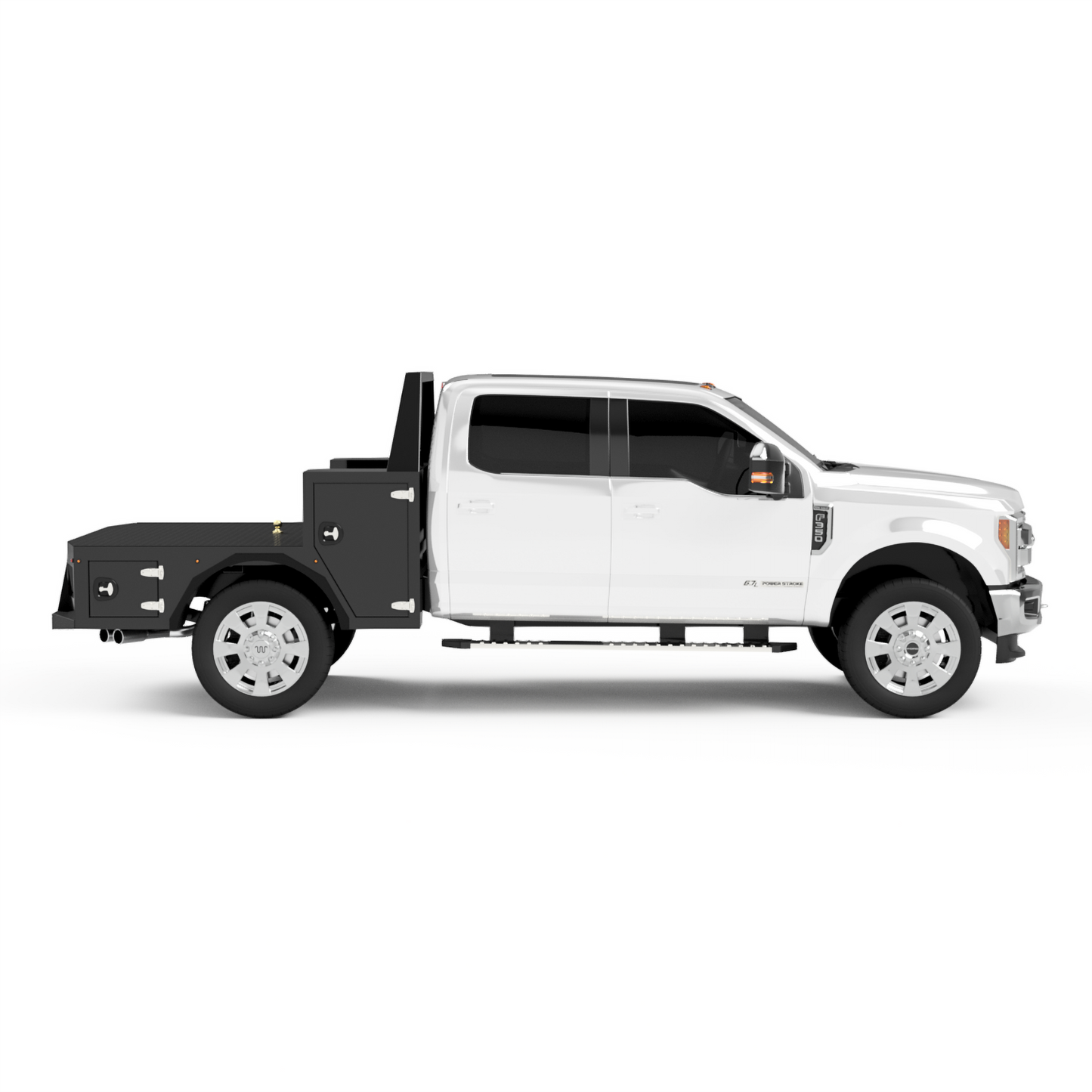 1999-2025 Ford F-250/F-350 Flatbed W/ Large Front Boxes