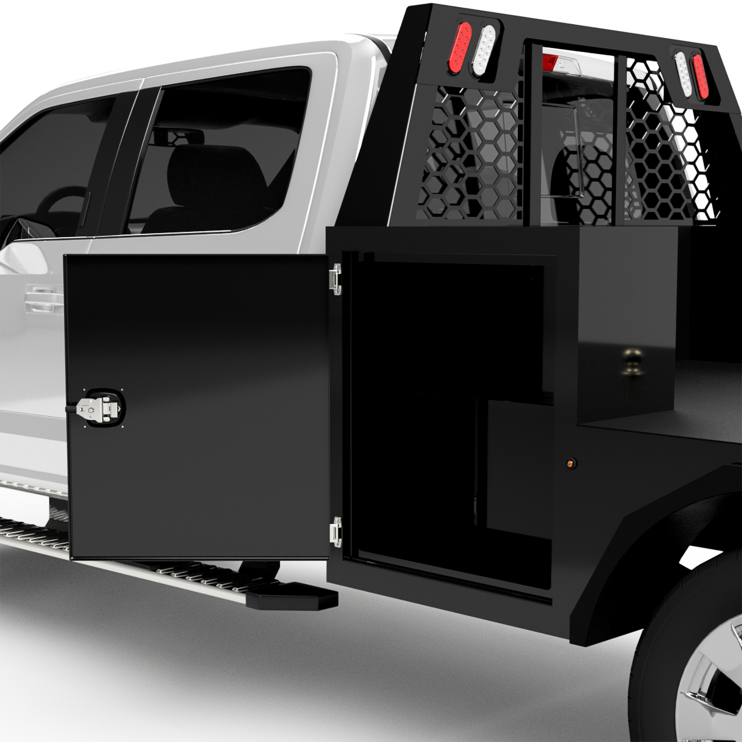 1999-2025 Ford F-250/F-350 Flatbed W/ Large Front Boxes
