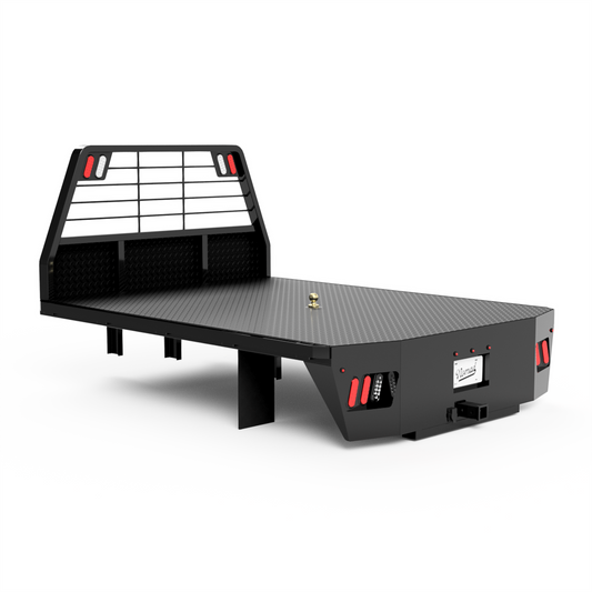 UNIVERSAL 60"CA Chassis-Cab 3500 Flatbed W/ Headache Rack