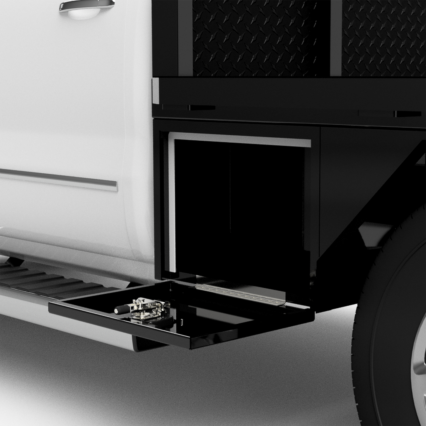 1988-2025 GM 2500/3500 Flatbed W/ 4 Under-Body Boxes
