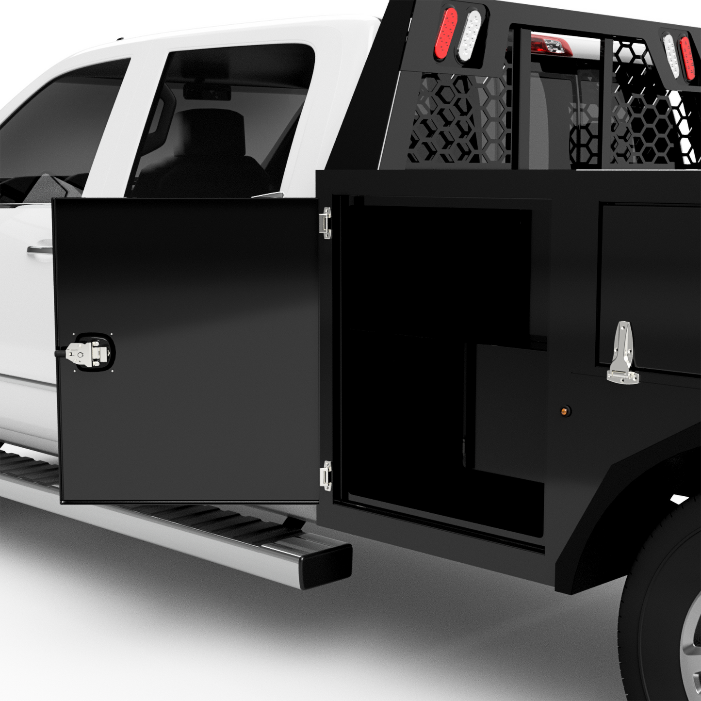 GM 2500/3500 Utility Bed W/ Deck-Top Boxes