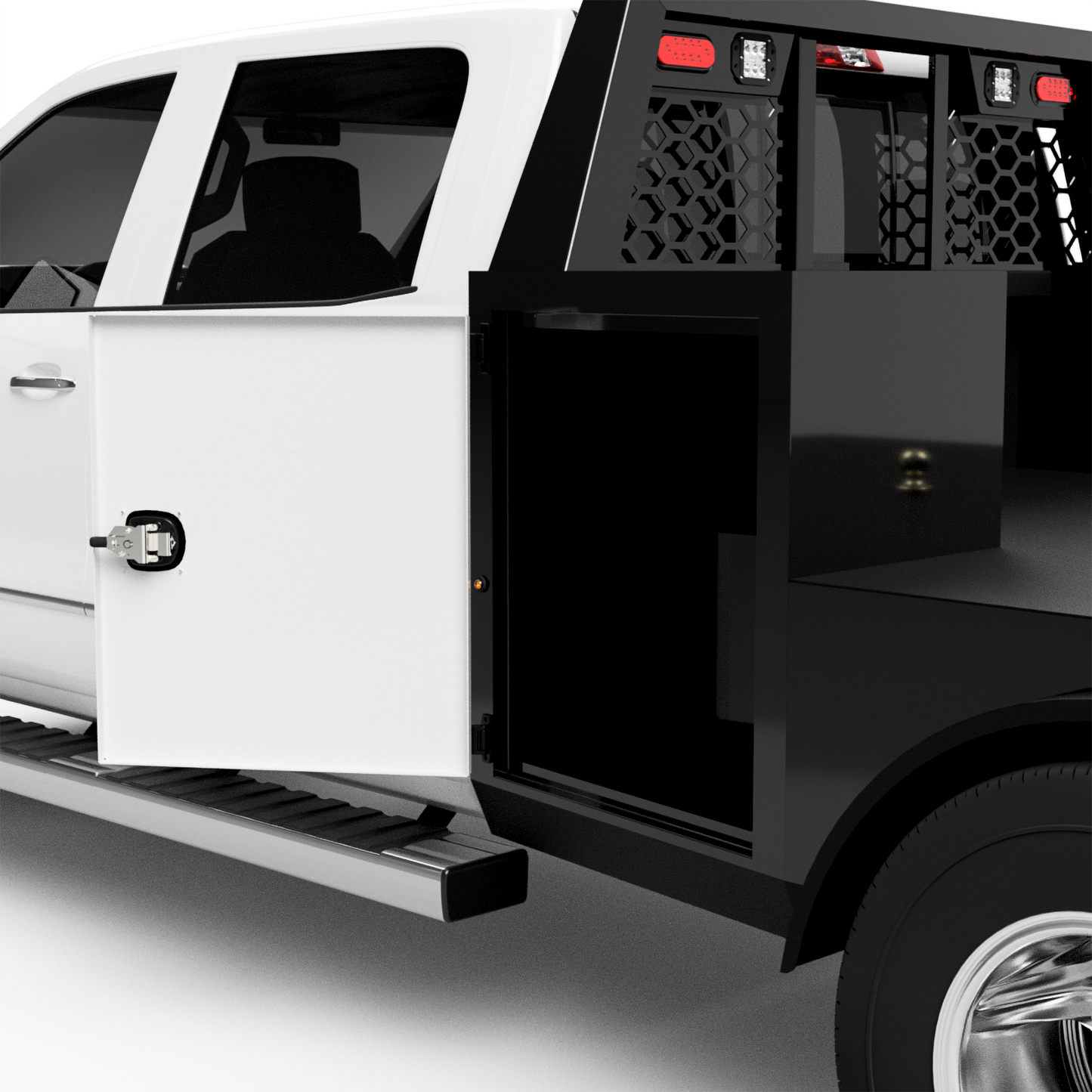 1988-2025 GM 3500 Flatbed W/ Large Front Boxes