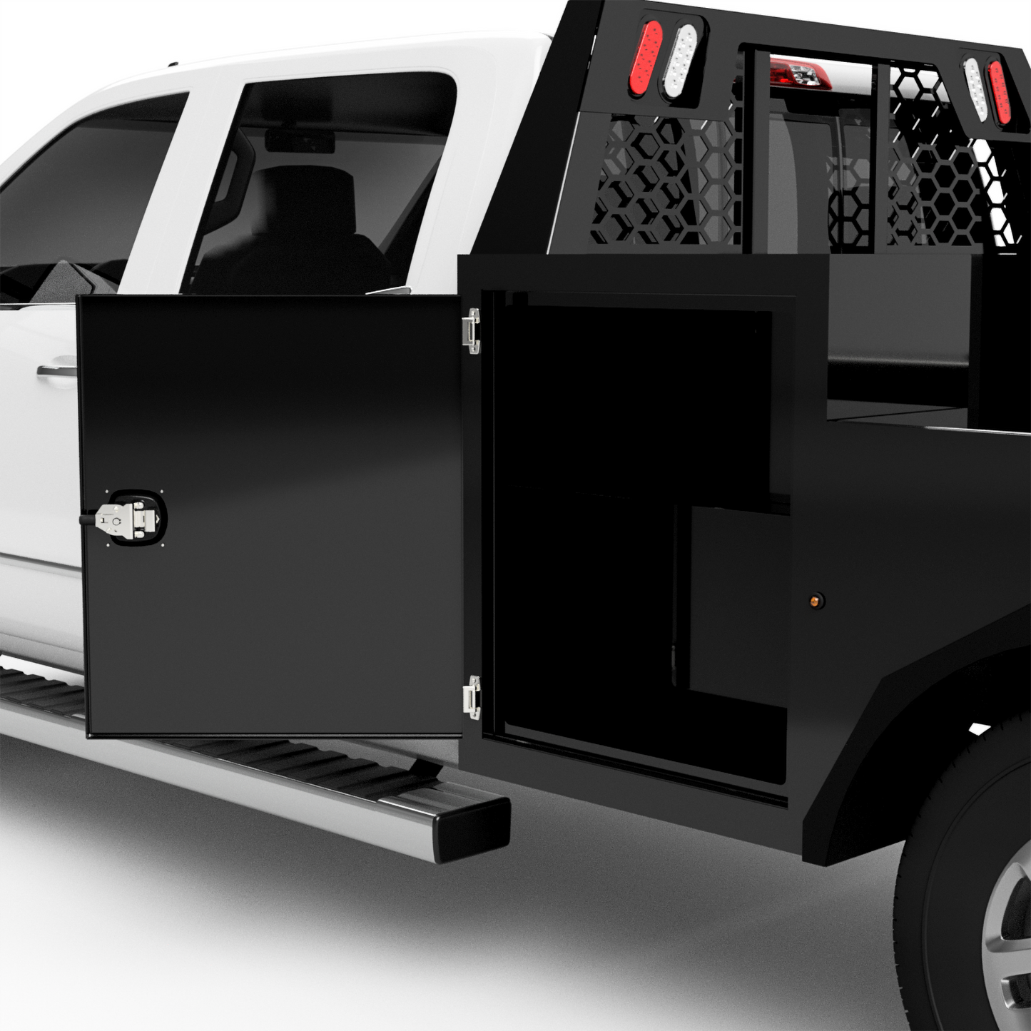 GM 2500/3500 Utility Bed W/ Deck-Side Boxes