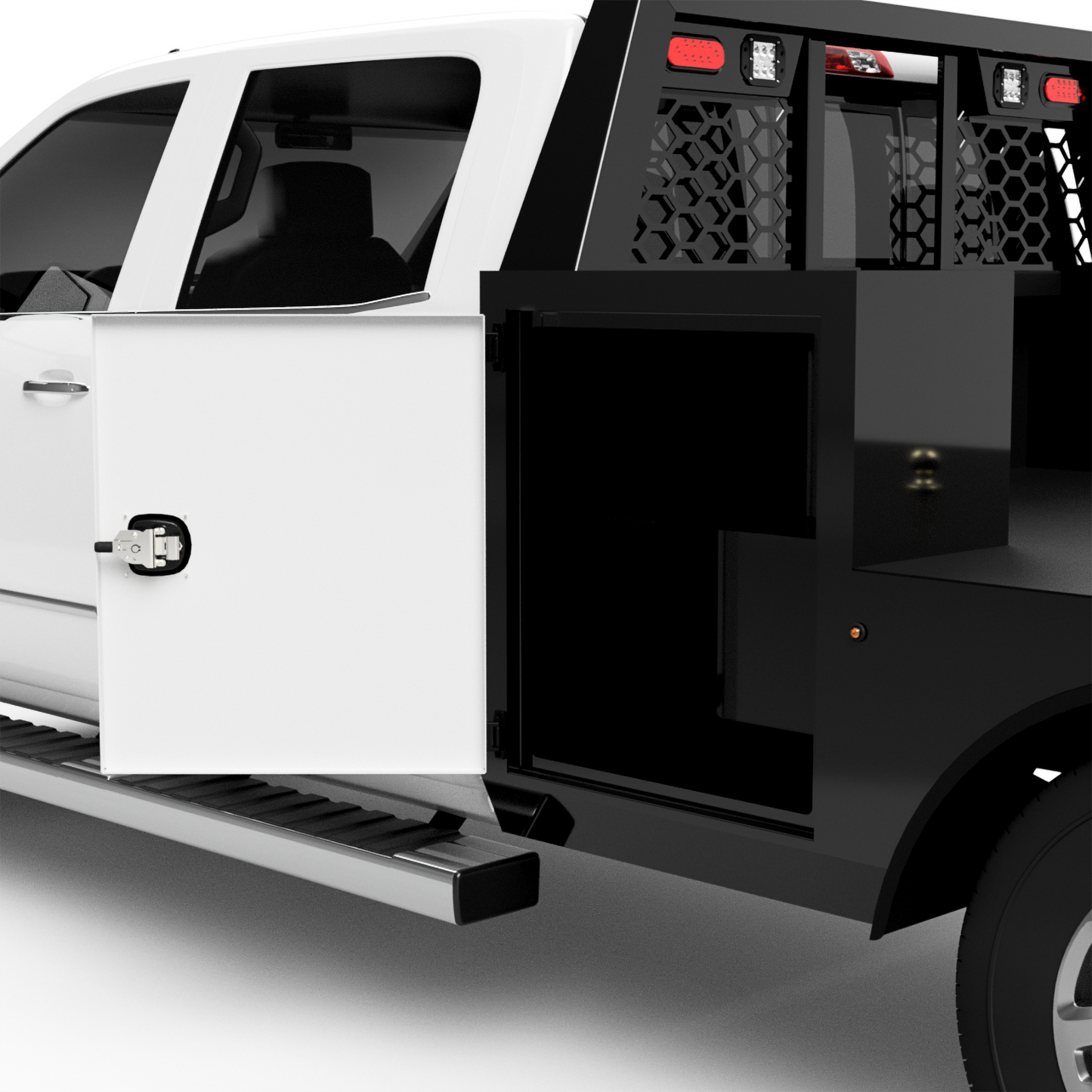 1988-2025 GM 2500/3500 Flatbed W/ Large Front Boxes