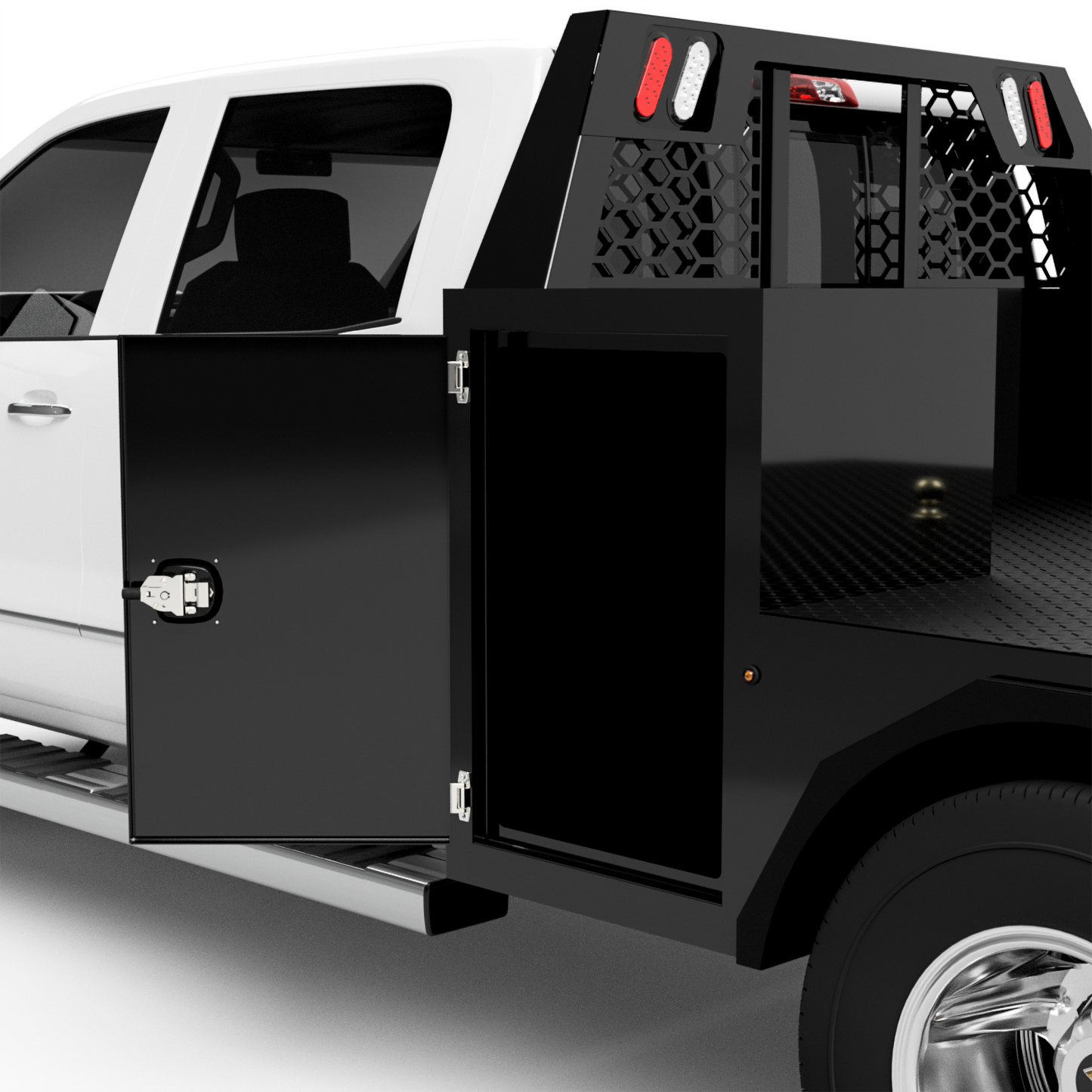 1988-2025 GM 3500 Flatbed W/ Large Front Boxes