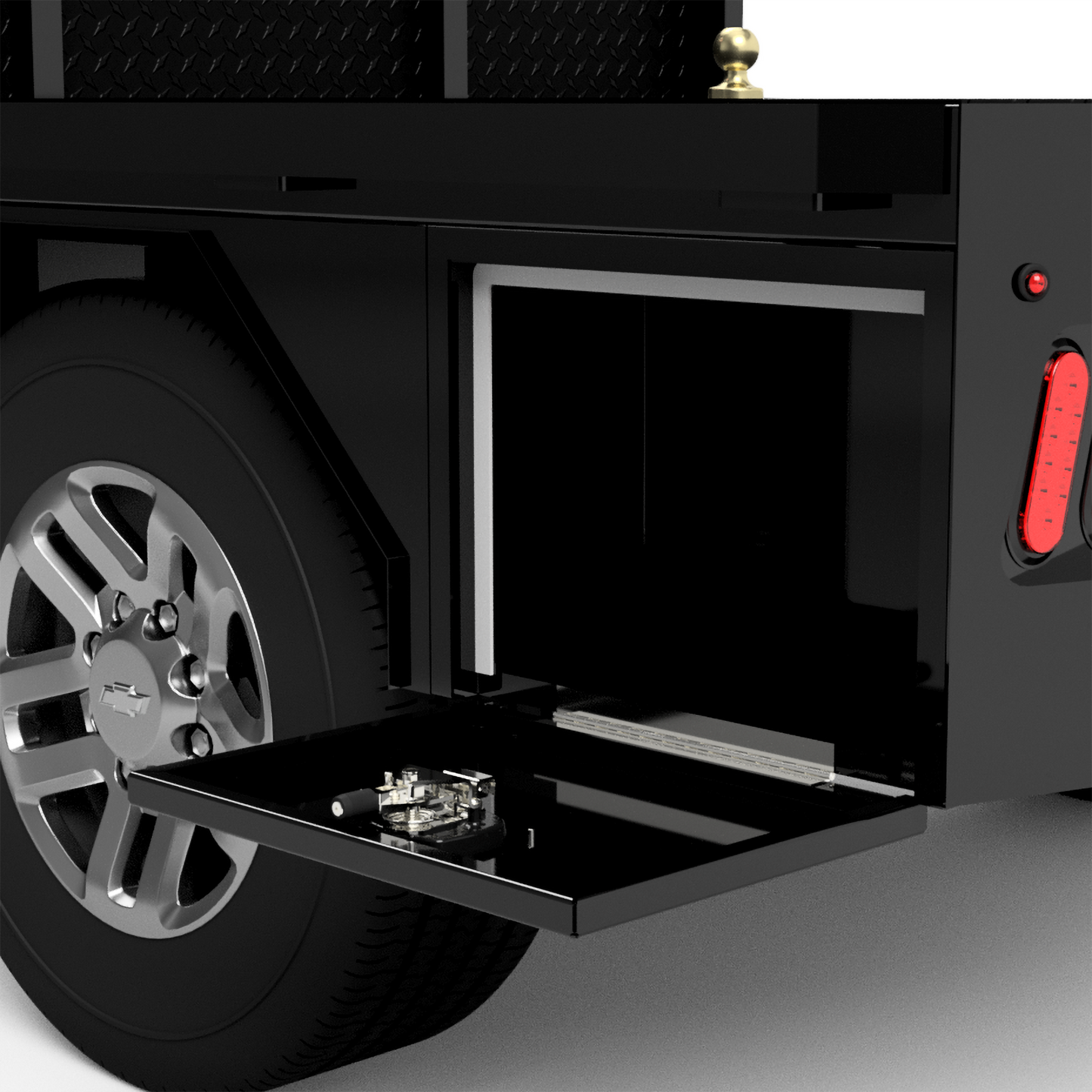 1988-2025 GM 2500/3500 Flatbed W/ 4 Under-Body Boxes