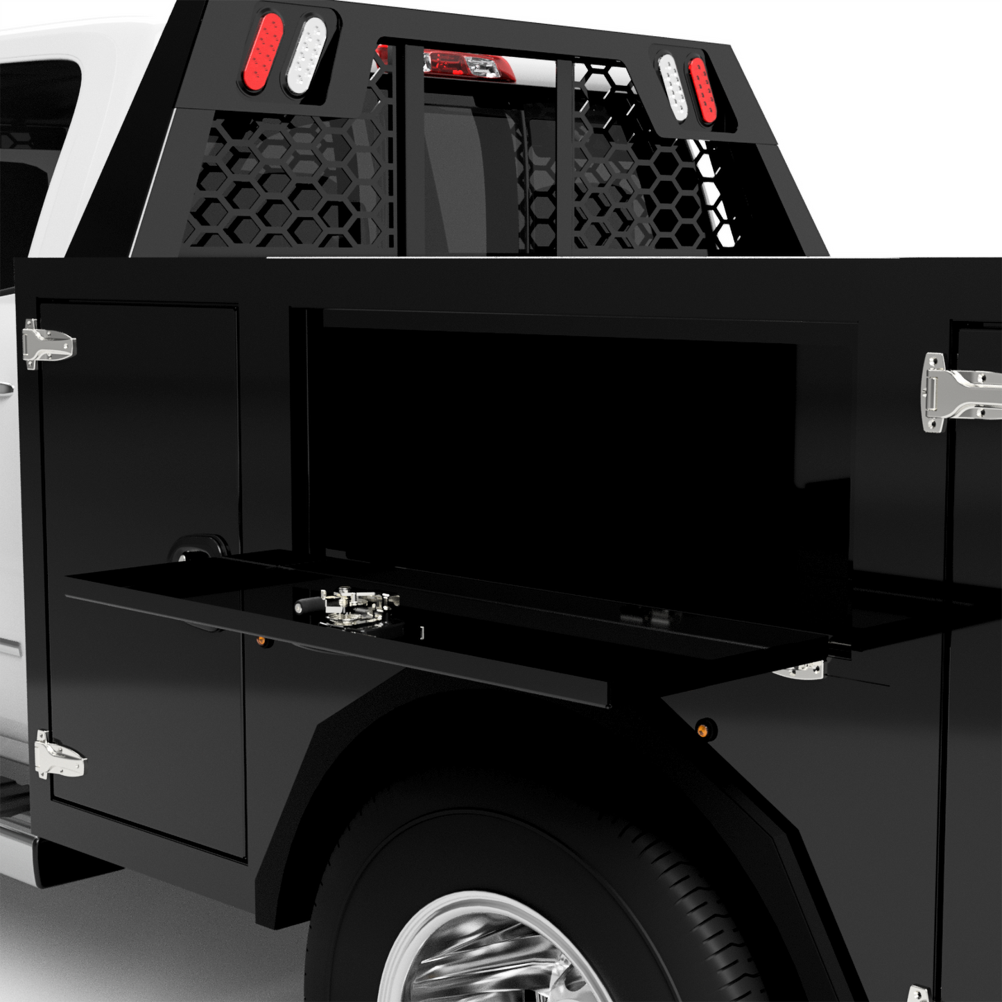 1988-2025 GM 3500 Utility Bed W/ Deck-Top Boxes
