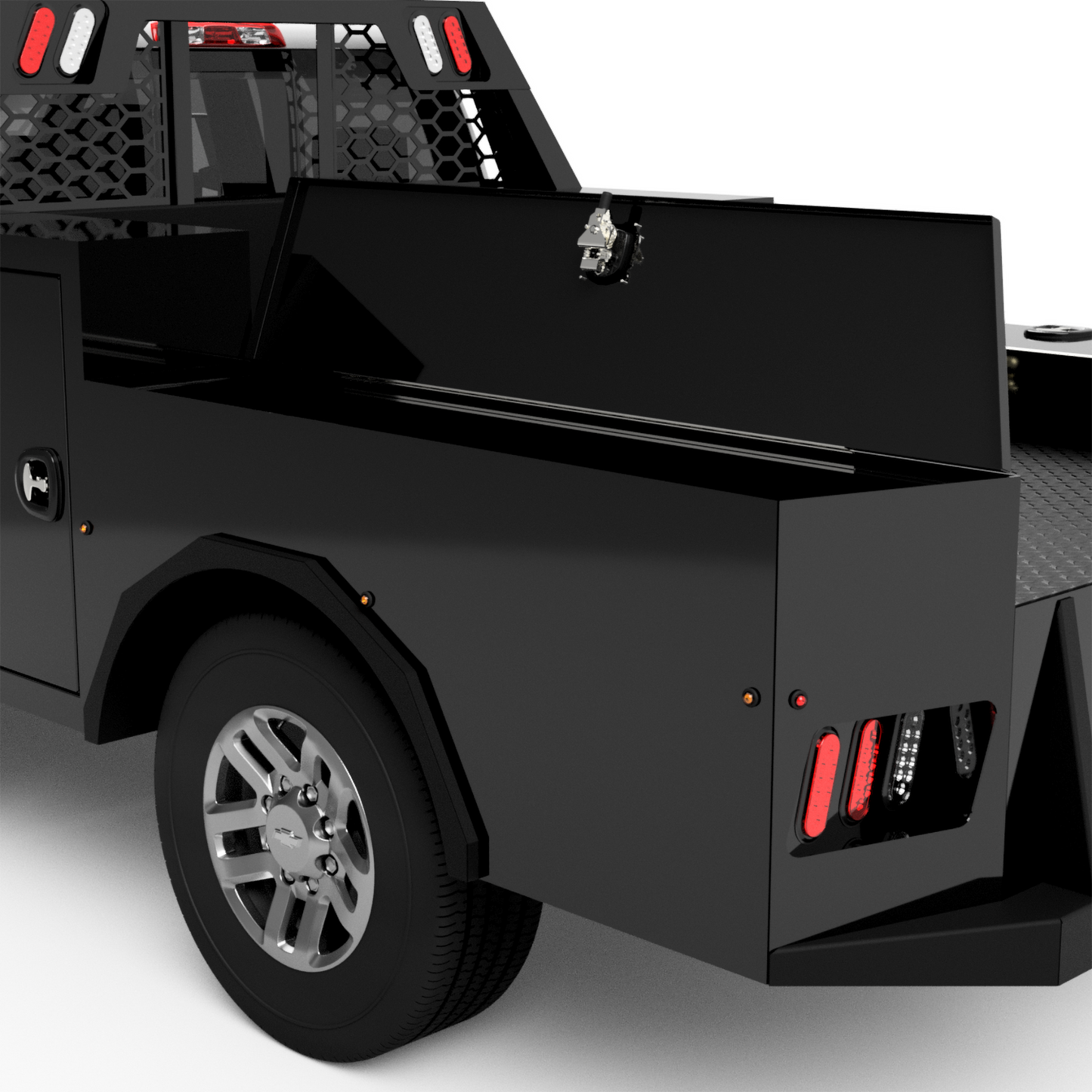 GM 2500/3500 Utility Bed W/ Deck-Side Boxes