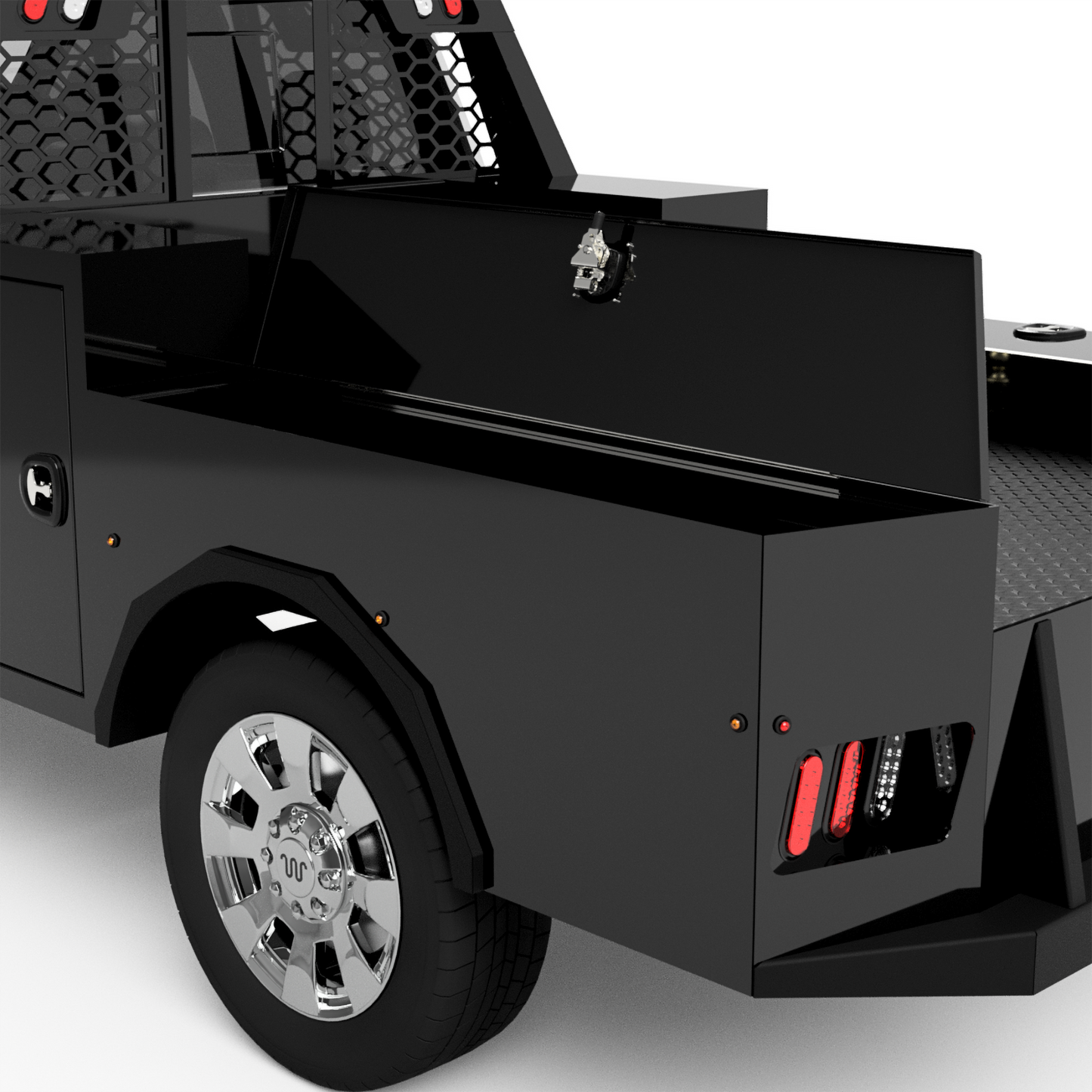 1999-2025 Ford F-250/F-350 Flatbed W/ Deck-Side Boxes