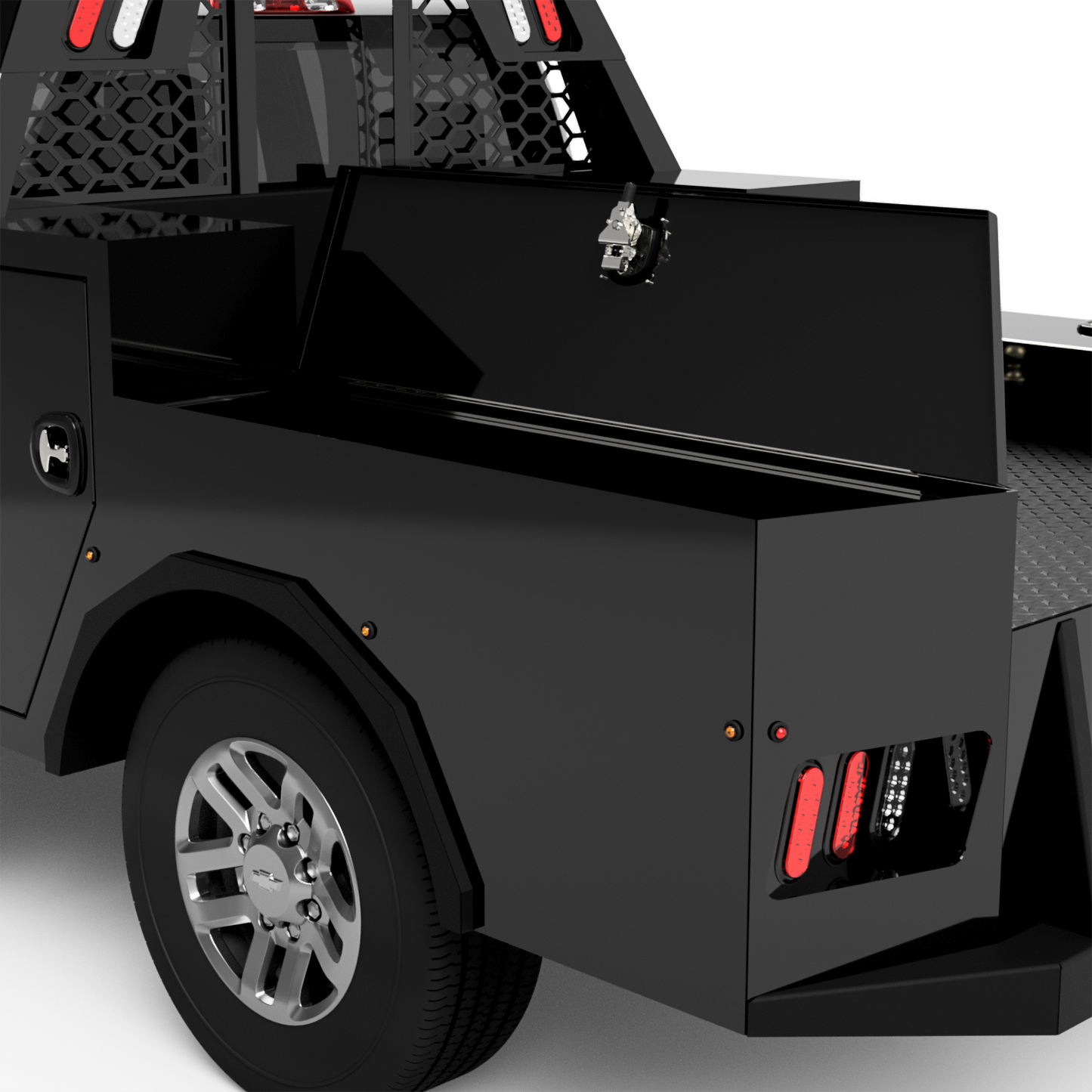 GM 2500/3500 Utility Bed W/ Deck-Side Boxes