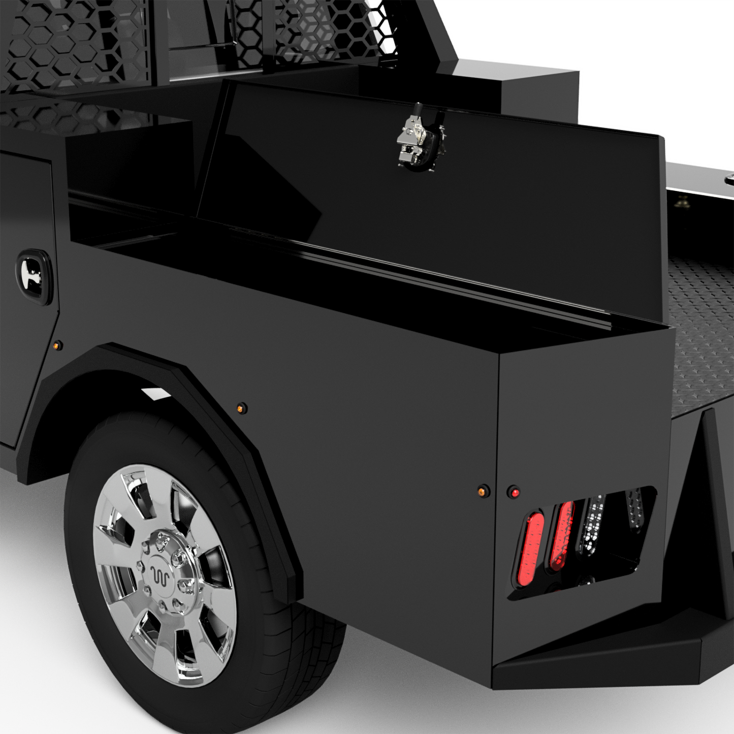 1999-2025 Ford F-250/F-350 Flatbed W/ Deck-Side Boxes