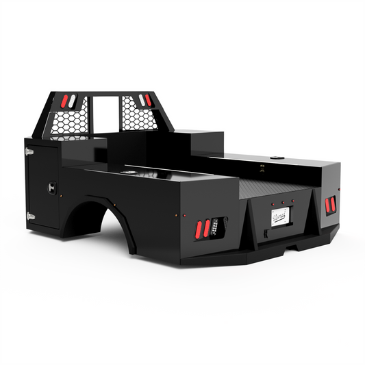 1988-2025 GM 3500 Utility Bed W/ Deck-Side Boxes