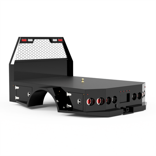 UNIVERSAL 60"CA Chassis-Cab 3500/5500 Flatbed W/ Fender Boxes