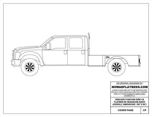 1999-2024 Ford F-350/F-450 Flatbed W/ Headache Rack