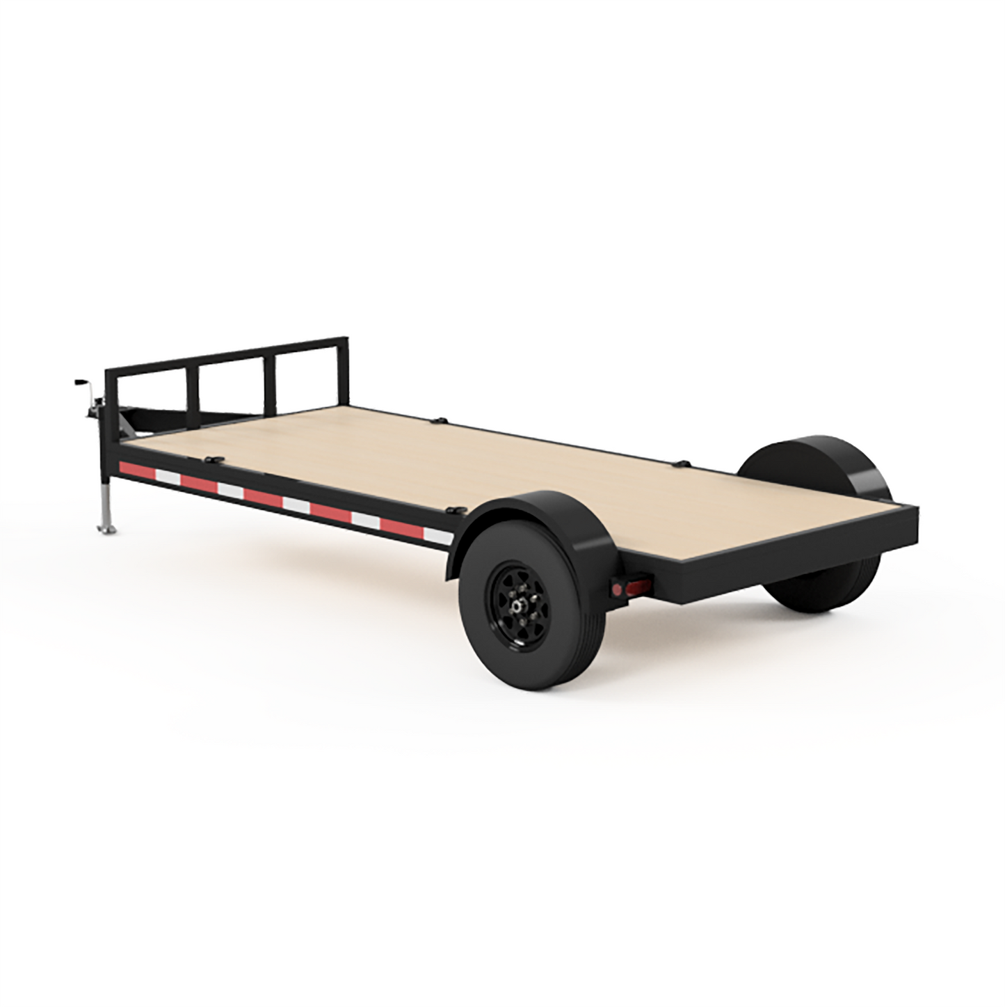 Utility Trailer 12' Long  W/ Single 6,000 LBS 58"/73" Axle