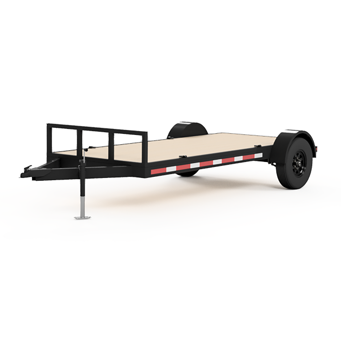 Utility Trailer 12' Long  W/ Single 6,000 LBS 58"/73" Axle