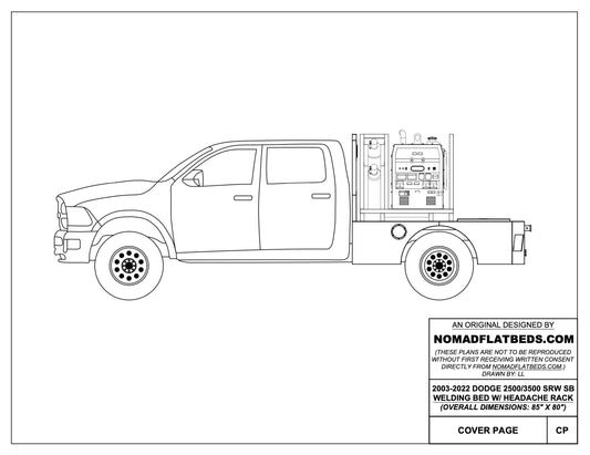 2003-2024 Ram 2500/3500 Welding Bed W/ Headache Rack