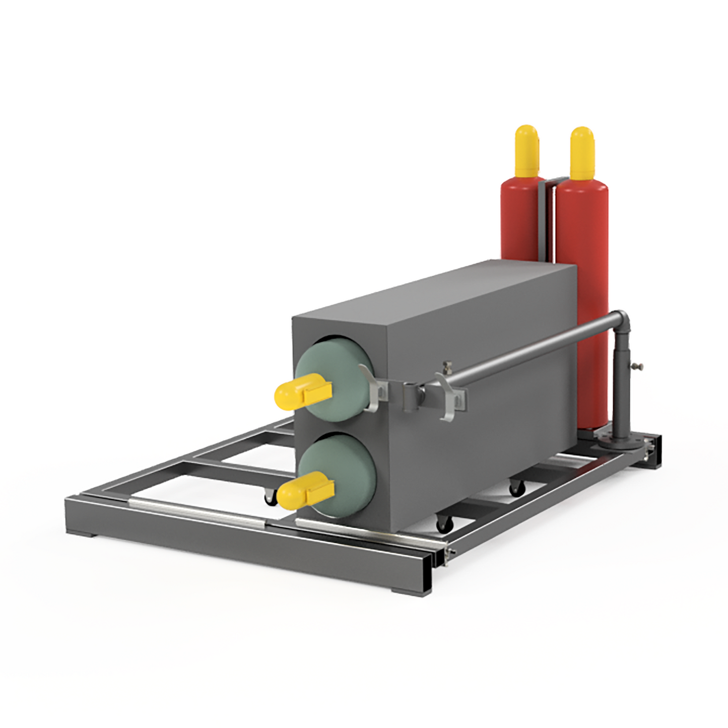 50" X 62" Slide-Out Welding Skid